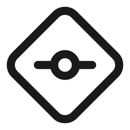Git diamond icon, line style, from Myna UI Icons