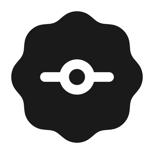 Git waves solid icon, filled style, from Myna UI Icons