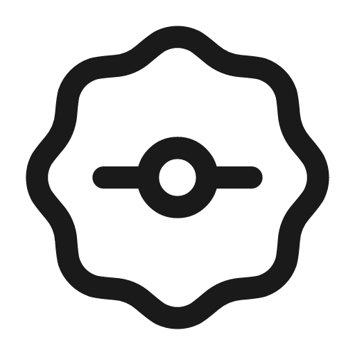 Git waves icon, line style, from Myna UI Icons