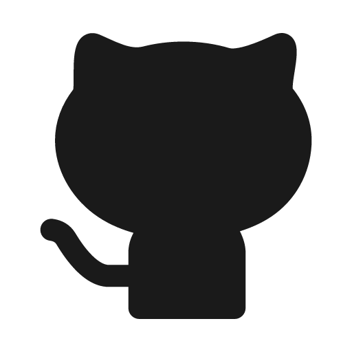 Github solid icon, filled style, from Myna UI Icons