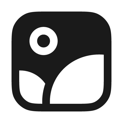 Image solid icon, filled style, from Myna UI Icons