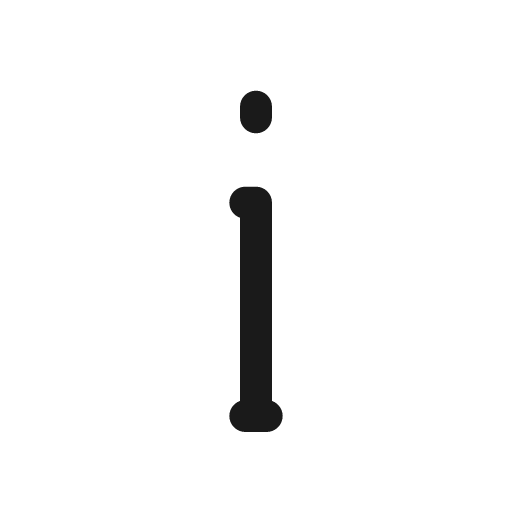 Info solid icon, filled style, from Myna UI Icons