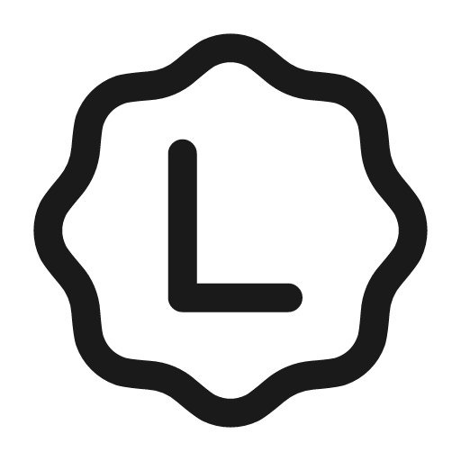 Letter l waves icon, line style, from Myna UI Icons