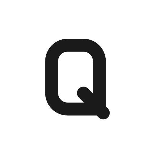 Letter q solid icon, filled style, from Myna UI Icons