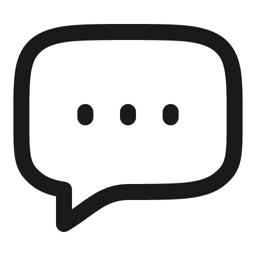 Message dots icon, line style, from Myna UI Icons