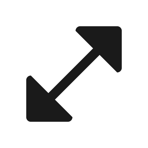 Move diagonal solid icon, filled style, from Myna UI Icons