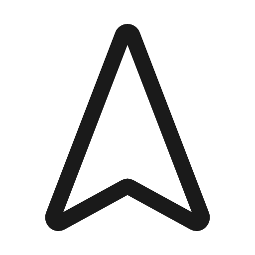Navigation icon, line style, from Myna UI Icons