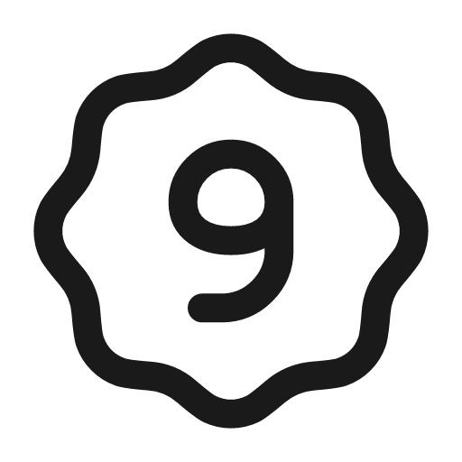 Nine waves icon, line style, from Myna UI Icons