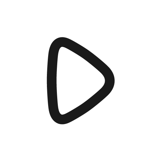 Play icon, line style, from Myna UI Icons