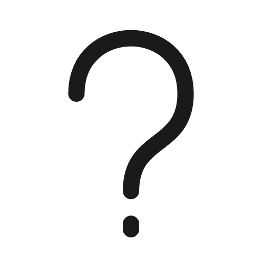Question icon, line style, from Myna UI Icons