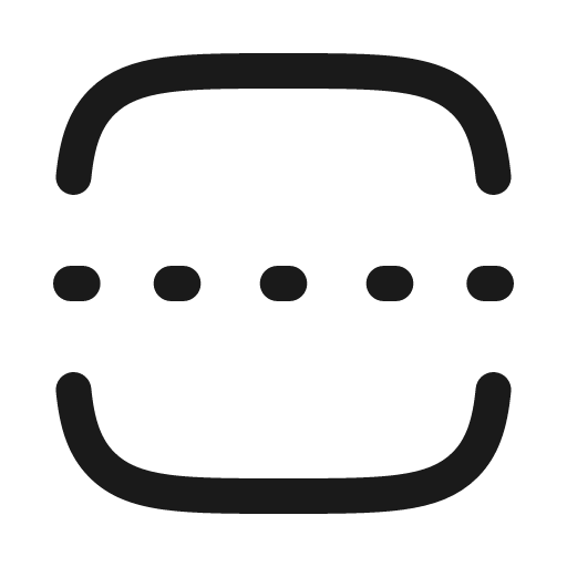 Scan solid icon, filled style, from Myna UI Icons