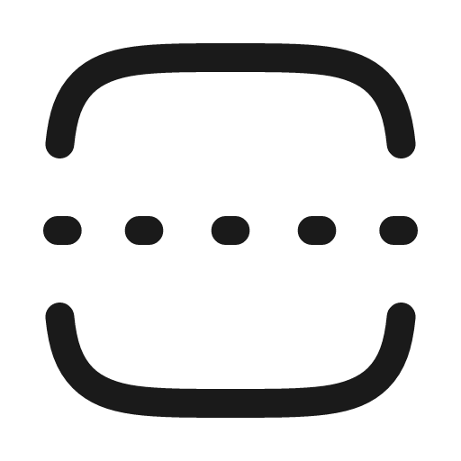 Scan icon, line style, from Myna UI Icons