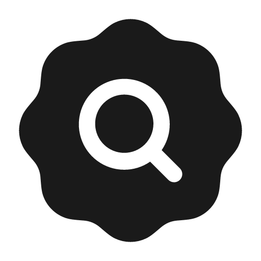 Search waves solid icon, filled style, from Myna UI Icons