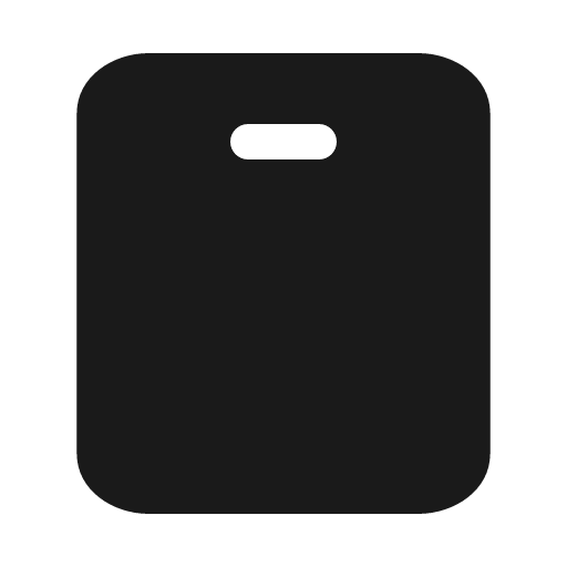 Tablet solid icon, filled style, from Myna UI Icons