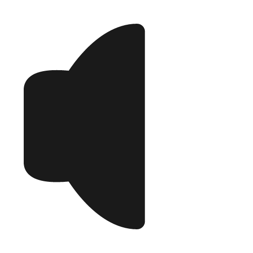 Volume none solid icon, filled style, from Myna UI Icons
