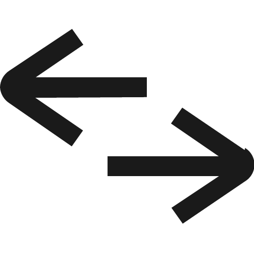 Arrows horizontal icon, solid style, from Nimbus