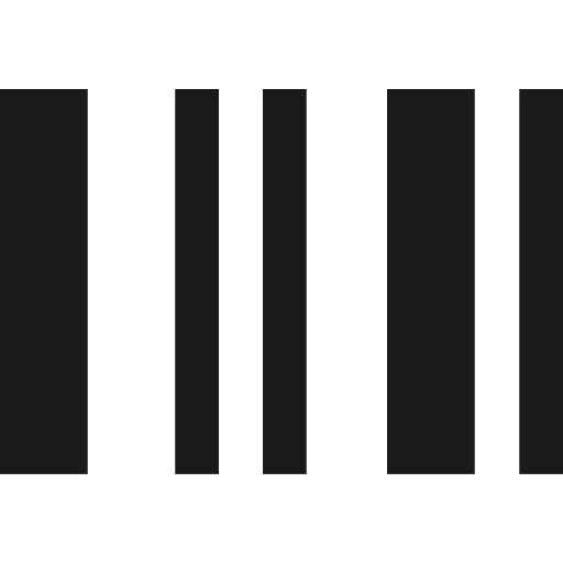 Barcode icon, solid style, from Nimbus