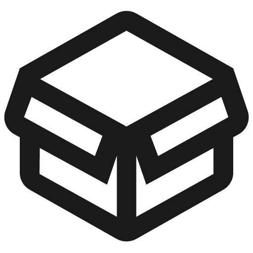 Box unpacked icon, solid style, from Nimbus