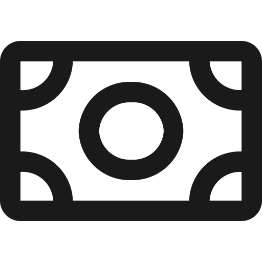 Cash icon, solid style, from Nimbus