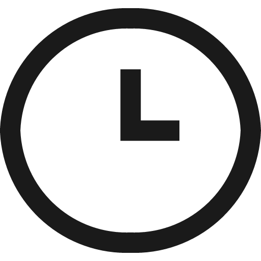 Clock icon, solid style, from Nimbus