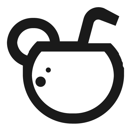 Drink icon, solid style, from Nimbus