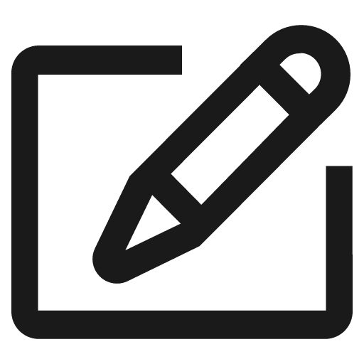 Edit icon, solid style, from Nimbus