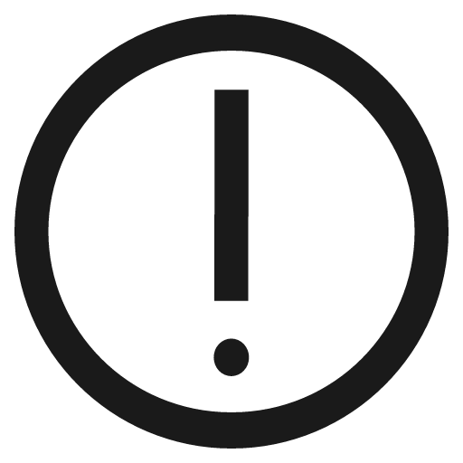 Exclamation circle icon, solid style, from Nimbus