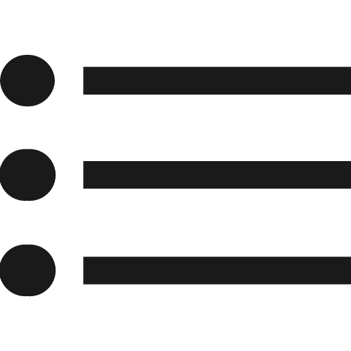 List icon, solid style, from Nimbus