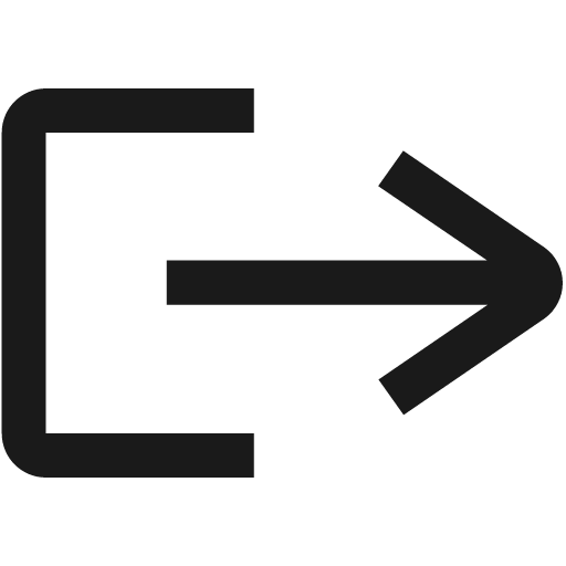 Log out icon, solid style, from Nimbus