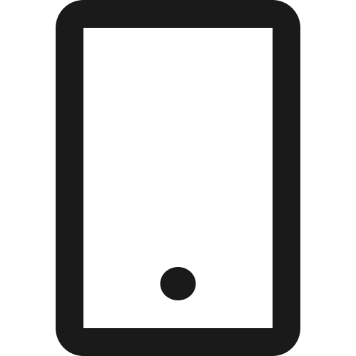 Mobile icon, solid style, from Nimbus