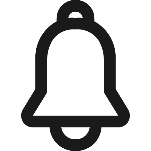 Notification icon, solid style, from Nimbus