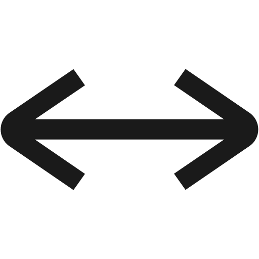 Size width icon, solid style, from Nimbus