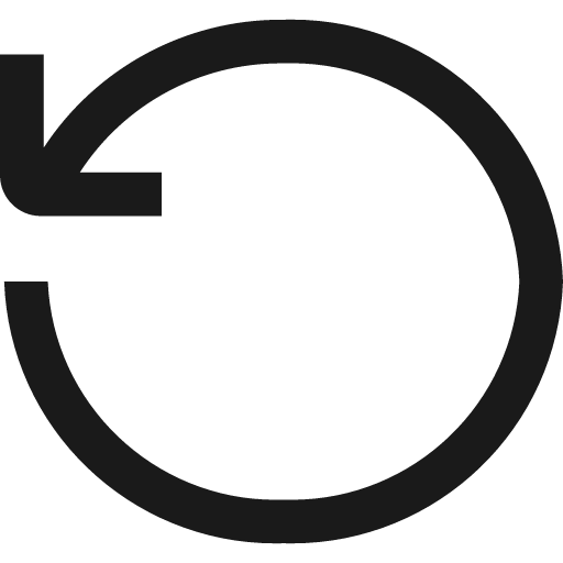 Undo icon, solid style, from Nimbus