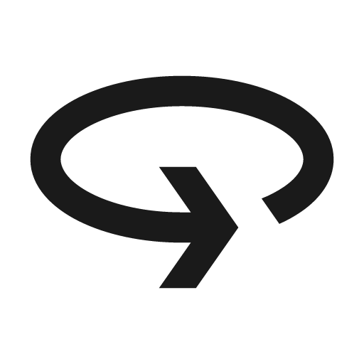 Arrow circle perspective counterclockwise icon, solid style, from NRK Core Icons