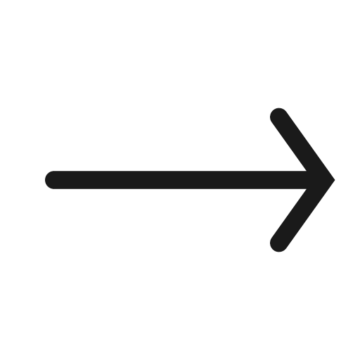 Arrow right long expressive icon, solid style, from NRK Core Icons