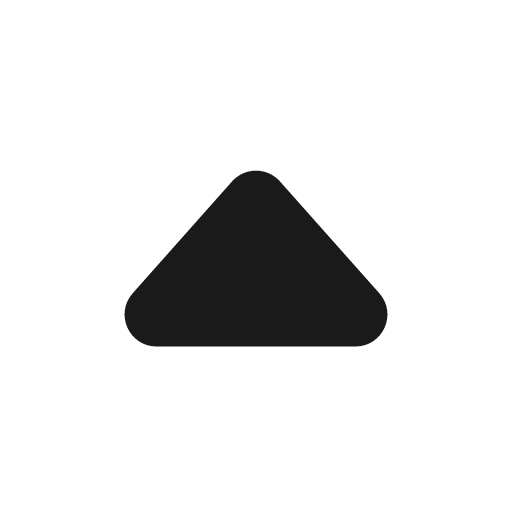 Arrowhead up expressive icon, solid style, from NRK Core Icons