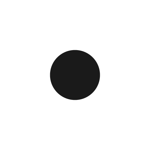 Bullet point expressive icon, solid style, from NRK Core Icons