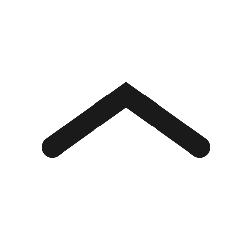 Chevron up expressive icon, solid style, from NRK Core Icons