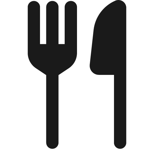 Cutlery expressive icon, solid style, from NRK Core Icons