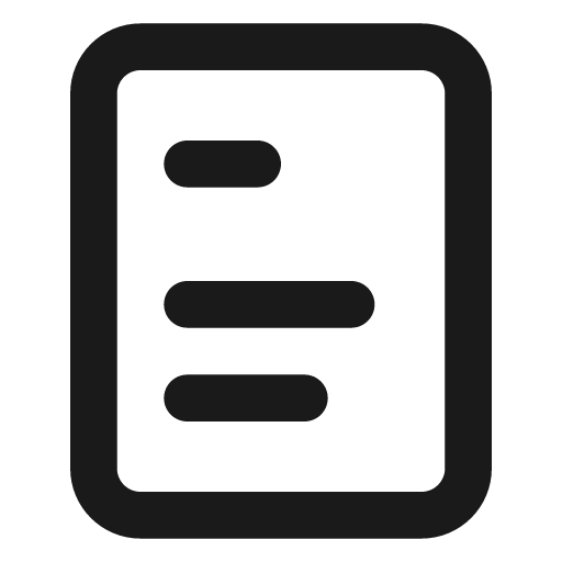 Document expressive icon, solid style, from NRK Core Icons