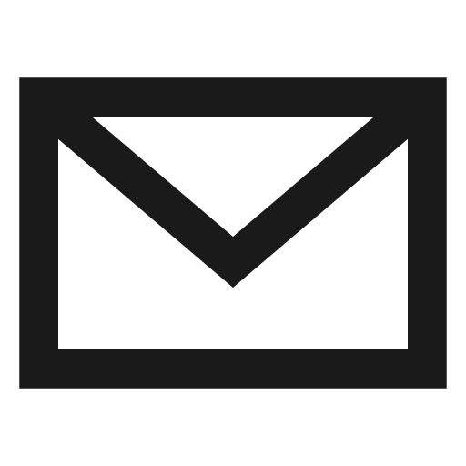 Envelope icon, solid style, from NRK Core Icons