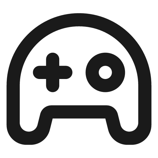 Game controller expressive icon, solid style, from NRK Core Icons