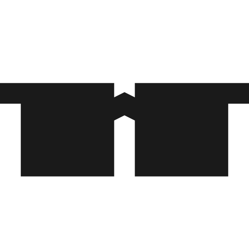 Glasses solid icon, filled style, from NRK Core Icons