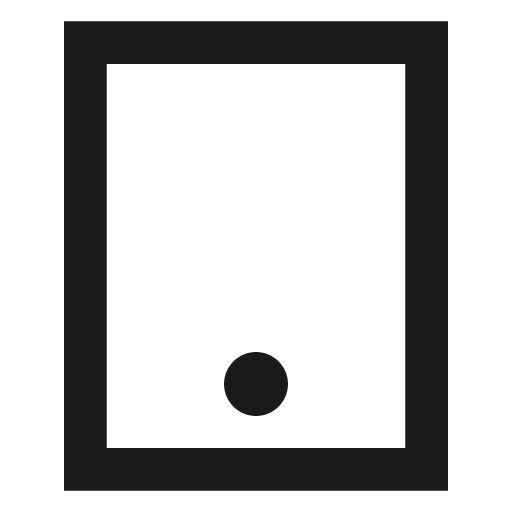 Hardware tablet icon, solid style, from NRK Core Icons