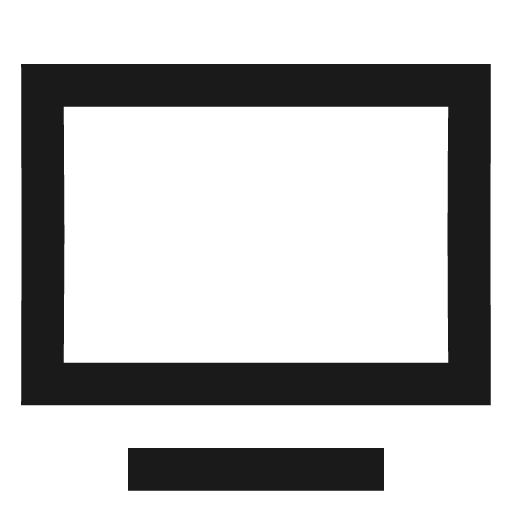 Hardware tv icon, solid style, from NRK Core Icons