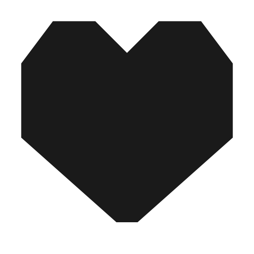 Heart solid icon, filled style, from NRK Core Icons