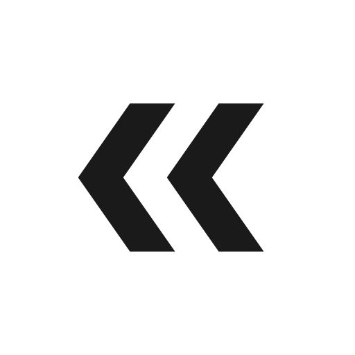 Media rwd icon, solid style, from NRK Core Icons