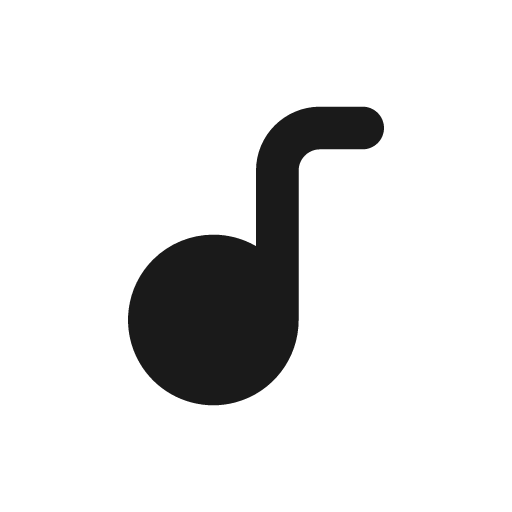 Music note solid expressive icon, solid style, from NRK Core Icons