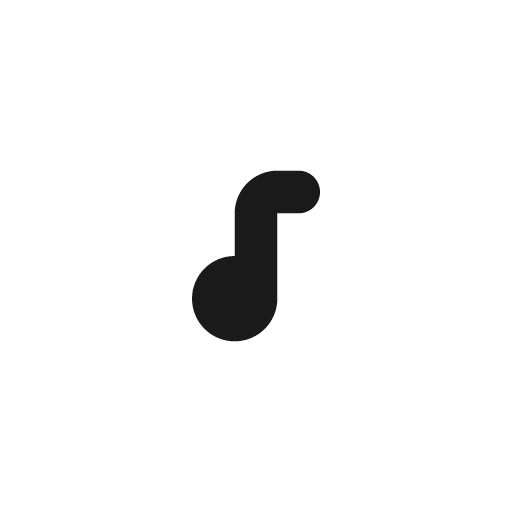 Music note tiny expressive icon, solid style, from NRK Core Icons