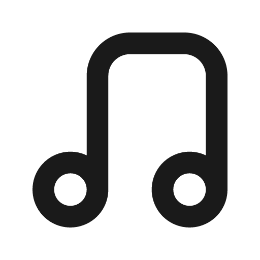 Music notes expressive icon, solid style, from NRK Core Icons